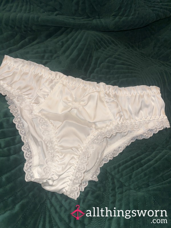 White Satin Knickers