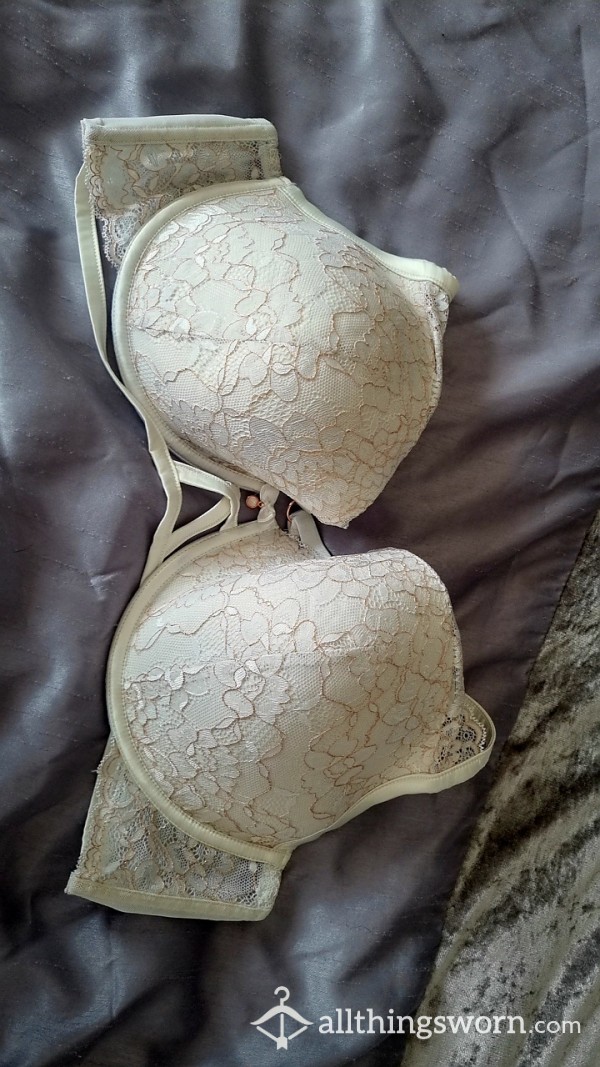 White Sparkle Bra For 2 Day Wear 😜🥵