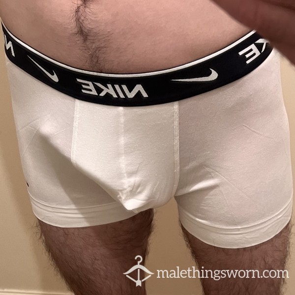 White Sports Boxers / Trunks