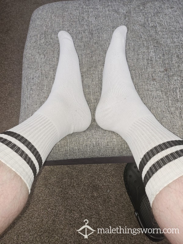 White Sports Socks