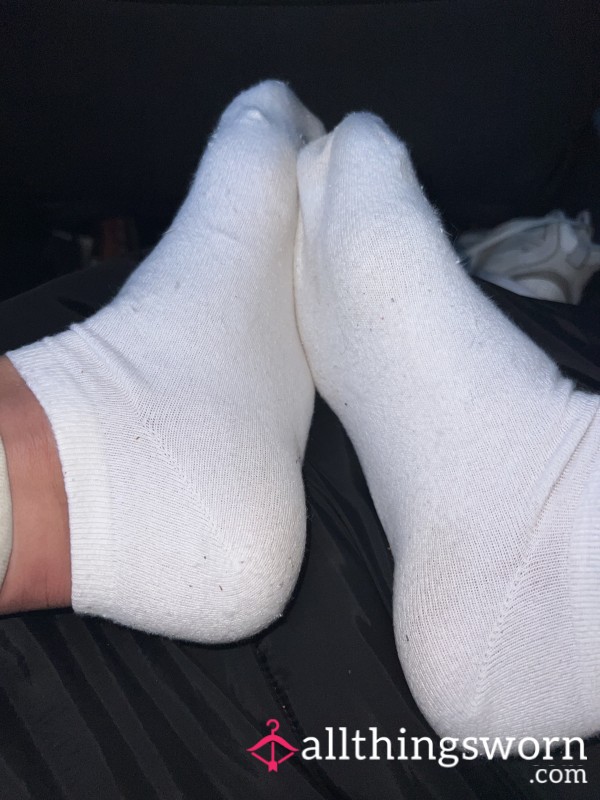 White Trainer Socks😇