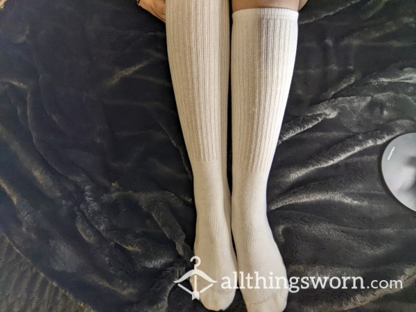 White Tube Socks.