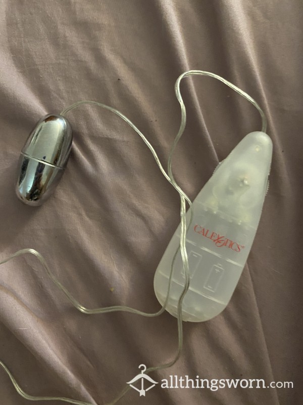 ON SALE White/silver Egg Stimulator