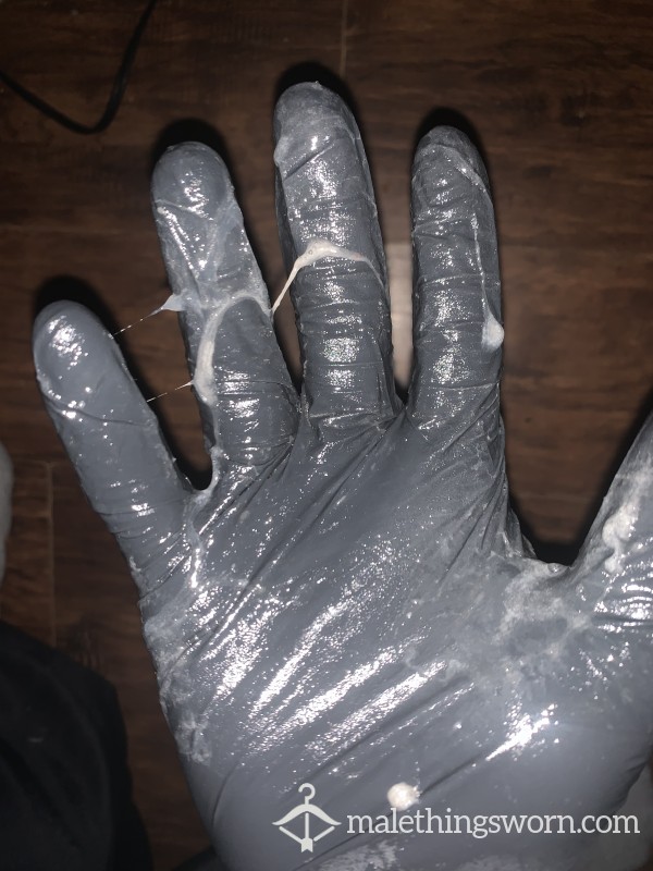 Masturbation Glove With C*m