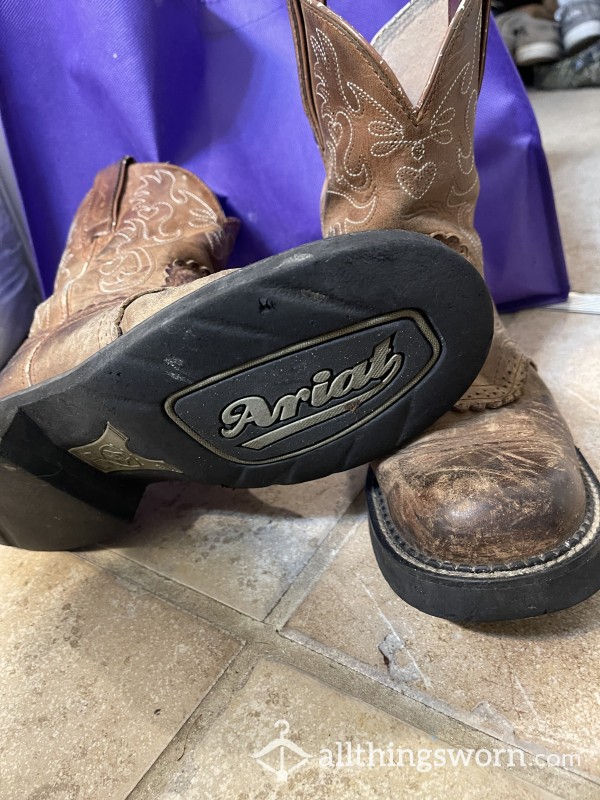 Worn Ariat Boots