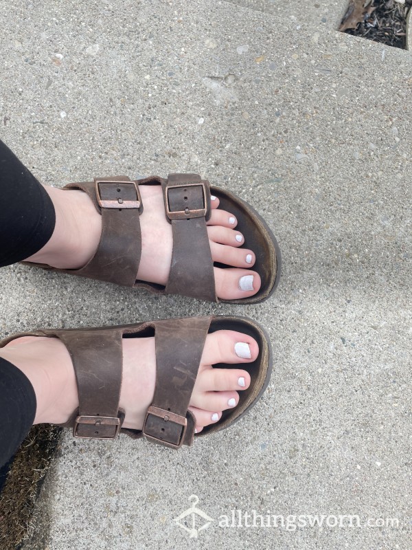 Worn Birkenstock Sandals