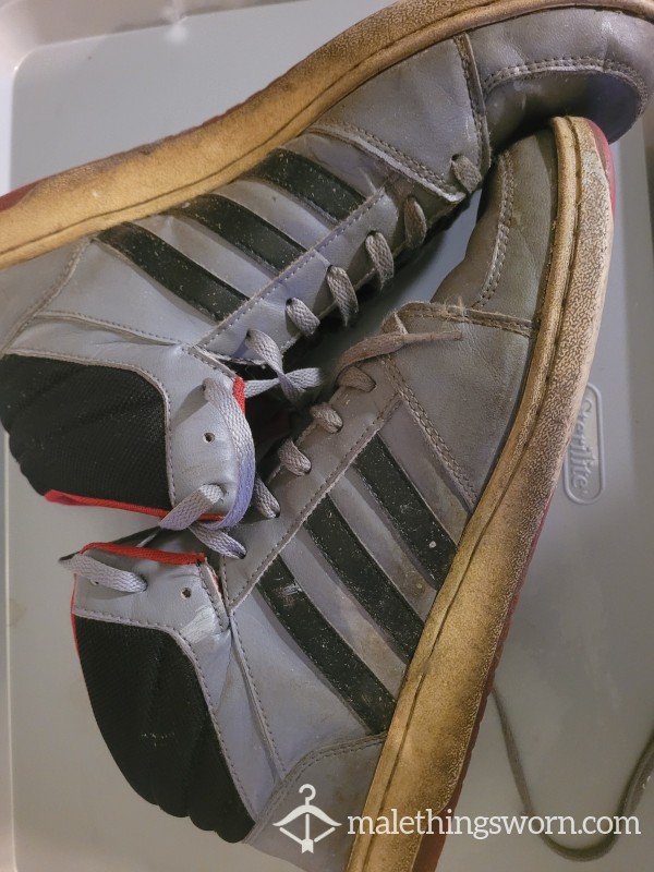 Heavily Used Basketball Shoes