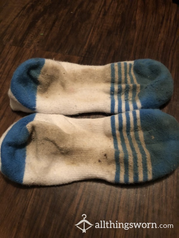 Worn Dirty Gym Socks