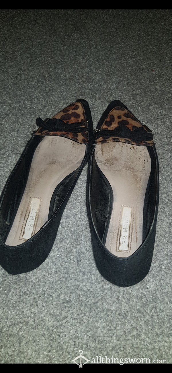 Worn Flat Shoes