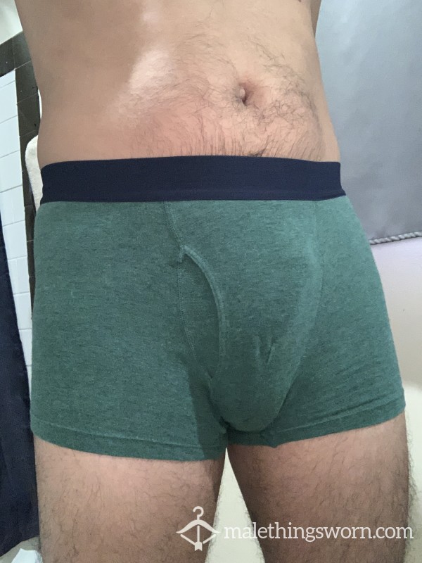 Worn Green H&M Briefs