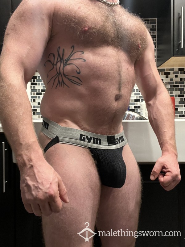 Worn Gym Bike Jockstrap