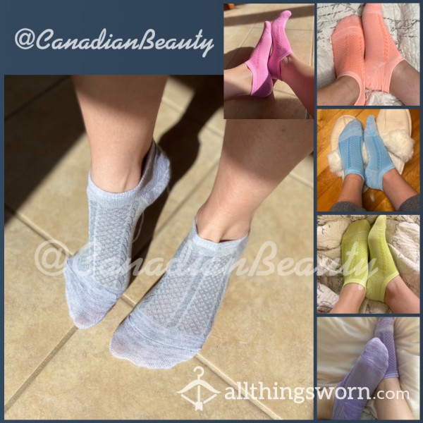 Pretty Hanes Ankle Socks In 6 Different Colours