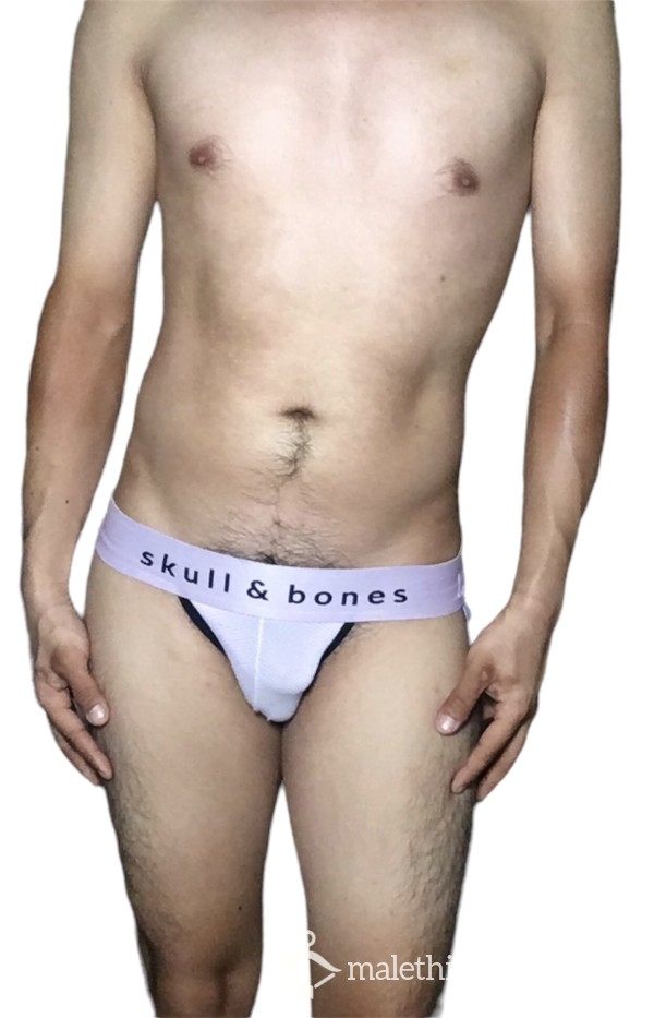 WORN Jockstrap Pink Skull And Bones