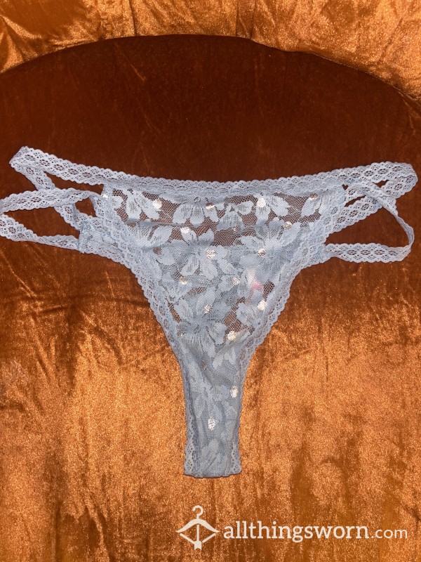 Worn Lace Thong