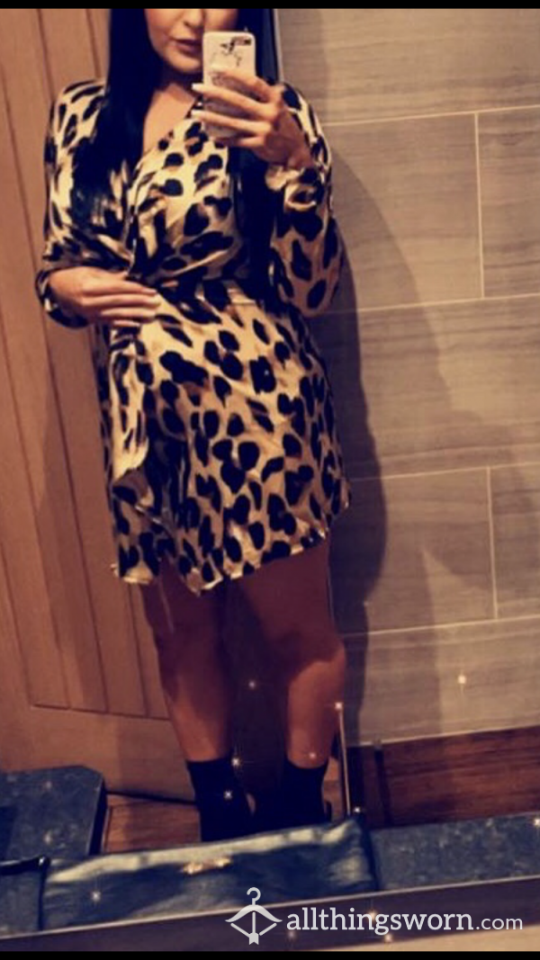 Worn Leopard Dress👠⭐️