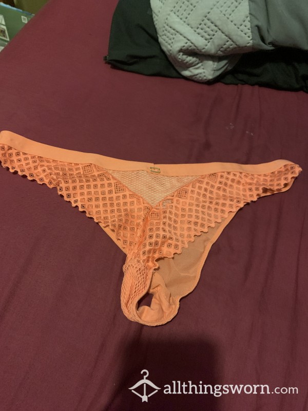 Worn Orange Knickers