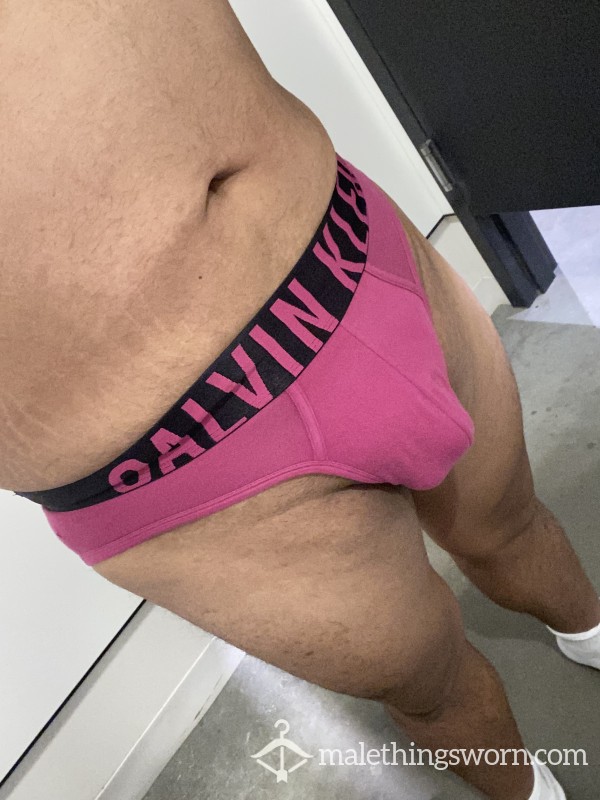 Worn Out Magenta Calvin Briefs