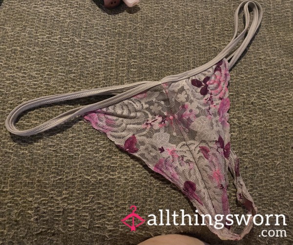 Worn Out Victoria’s Secret Thong 🌸💕