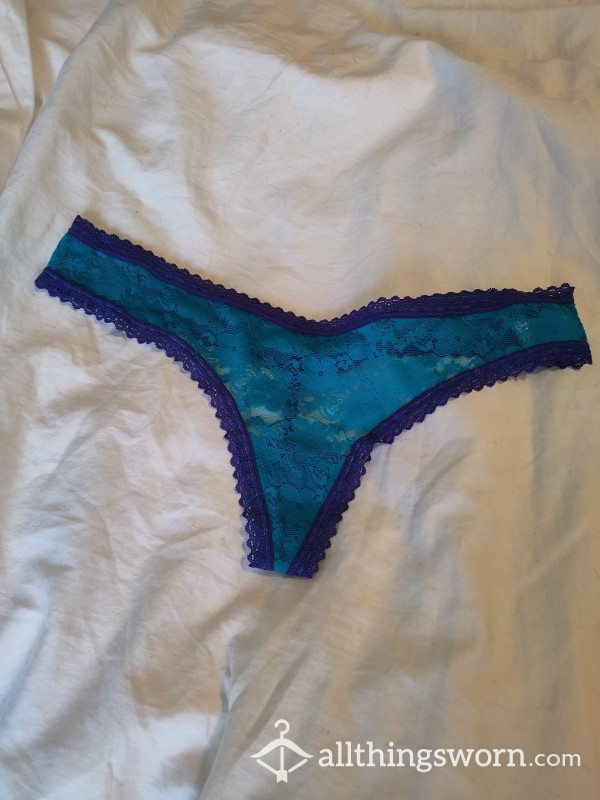 Worn Panties- Blue