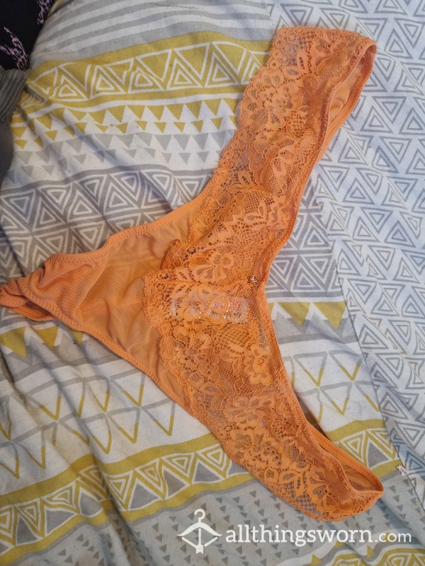 Worn Thong Orange