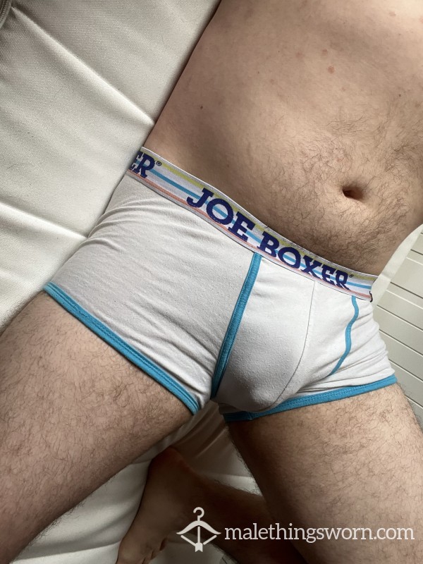 Worn White Joe Boxer