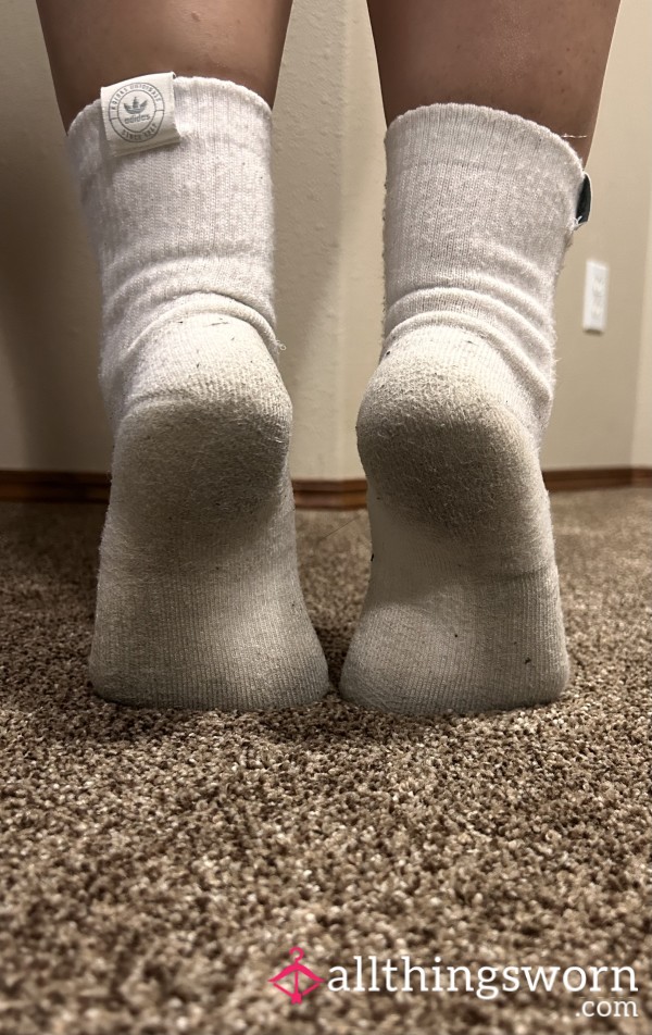 Worn White Socks