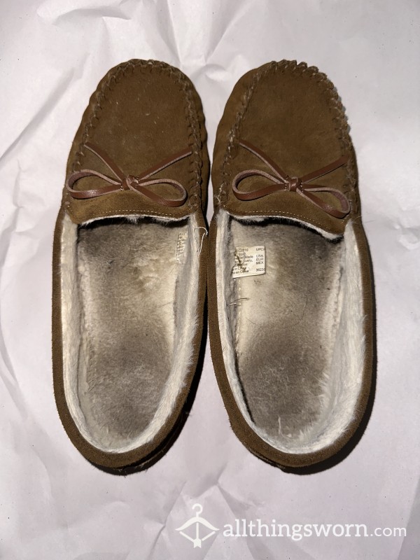 Worn Wool Slippers