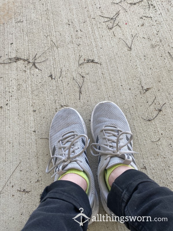 Worn Work Shoes With Socks