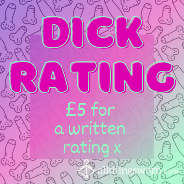 Written D*ck Rating