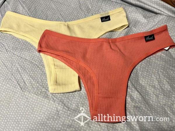 Yellow And Orange Cheeky Panty