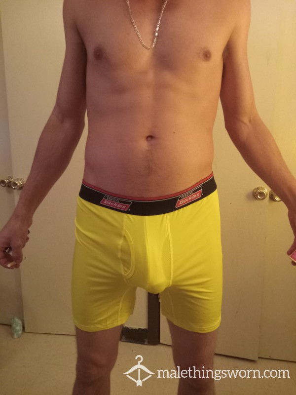 Yellow D*ckies Boxer Briefs