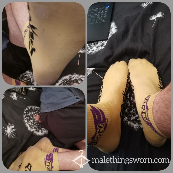 Yellow Sports Socks